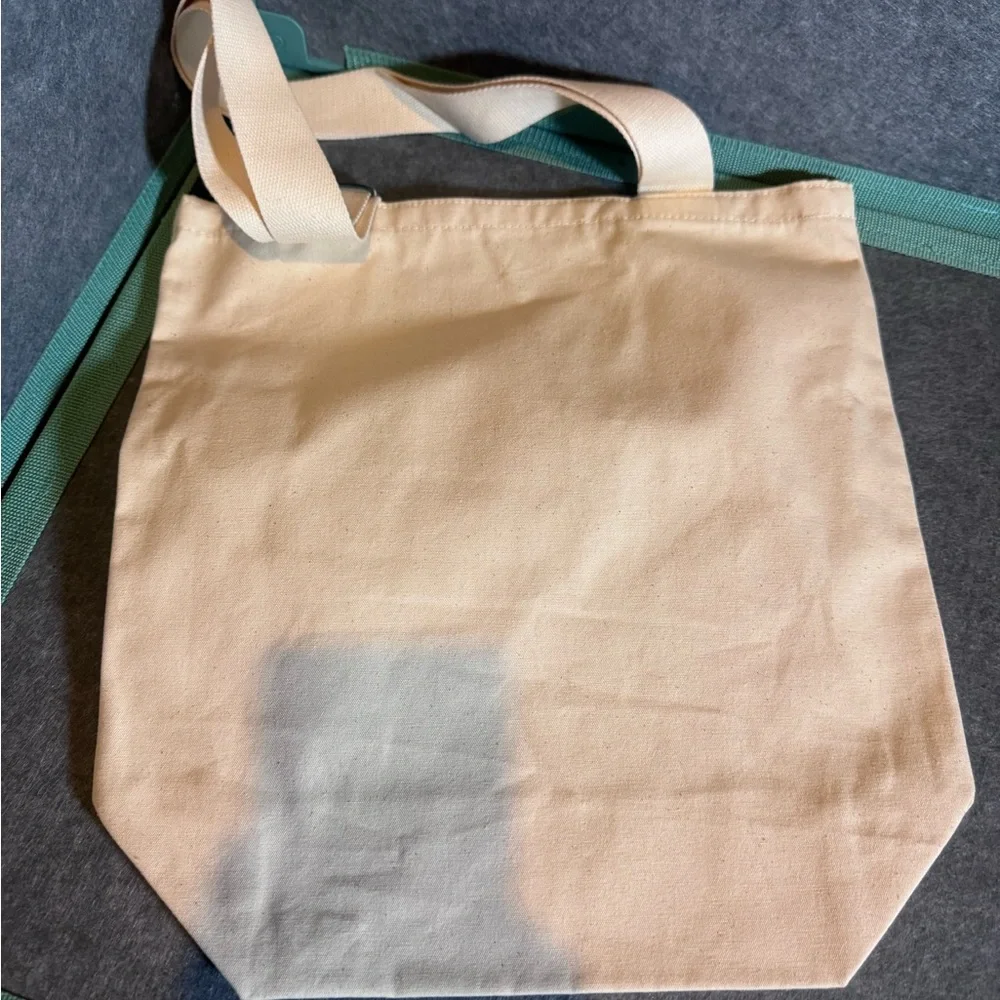 Rifle Paper Co Dog Breed Canvas Tote Bag Illustrated Dogs NEW - Picture 2 of 2